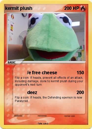 Pokemon kermit plush