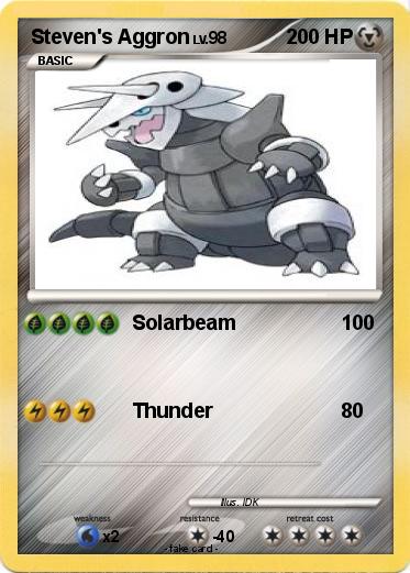 Pokemon Steven's Aggron