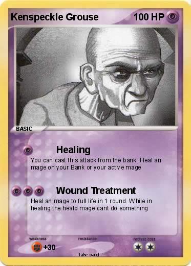 Pokemon Kenspeckle Grouse