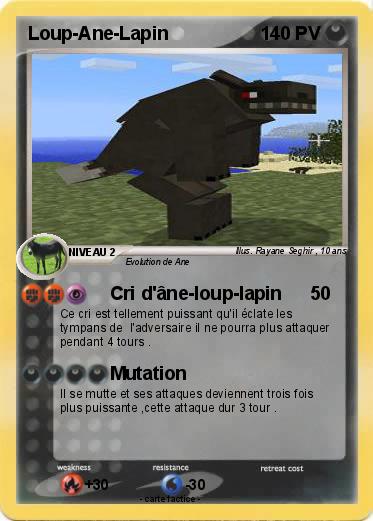 Pokemon Loup-Ane-Lapin