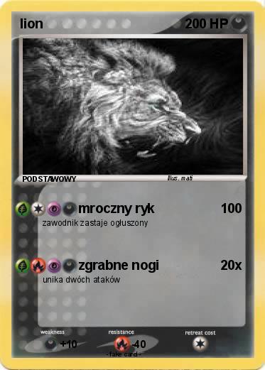 Pokemon lion