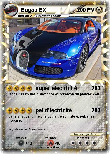 Pokemon Bugati EX