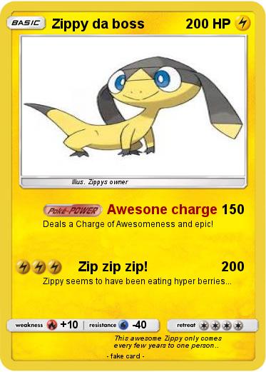 Pokemon Zippy da boss