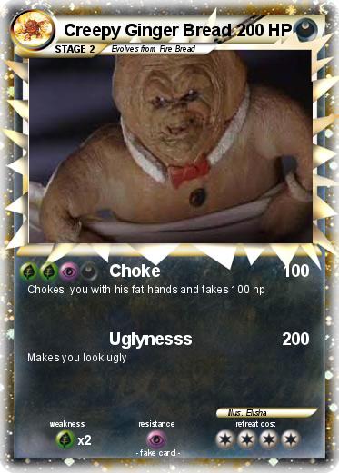 Pokemon Creepy Ginger Bread