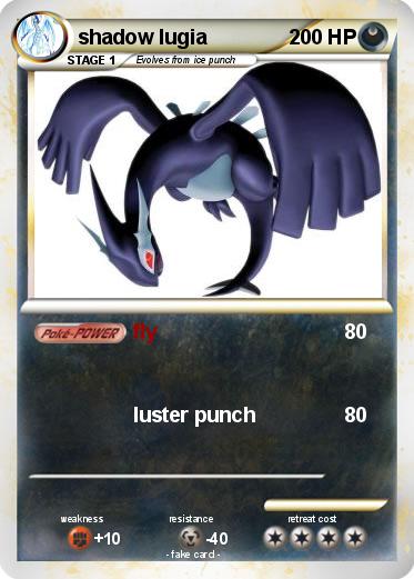 Pokemon shadow lugia