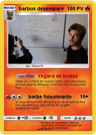 Pokemon barbus désemparé