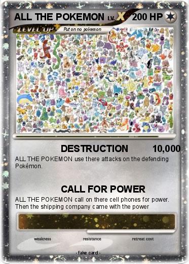 Pokemon ALL THE POKEMON