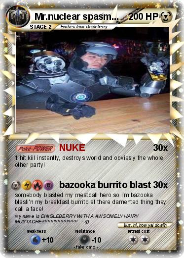 Pokemon Mr.nuclear spasm...