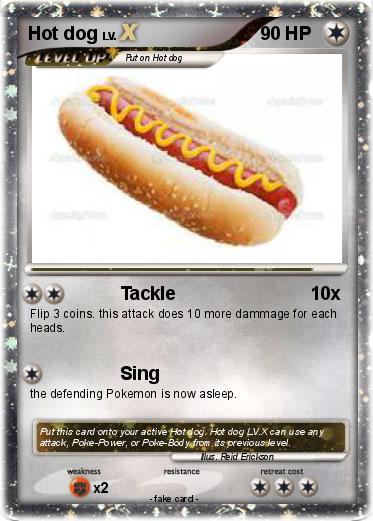 Pokemon Hot dog