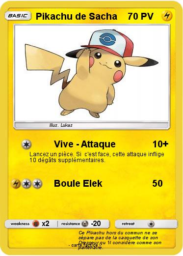 Pokemon Pikachu de Sacha