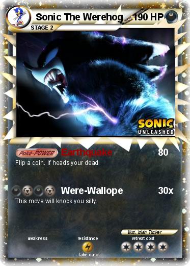 Pokemon Sonic The Werehog