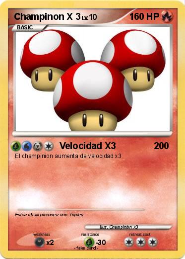 Pokemon Champinon X 3