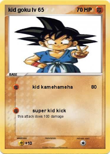 Pokemon kid goku lv 65