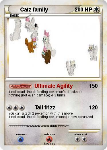 Pokemon Catz family