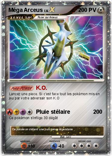Pokemon Méga Arceus