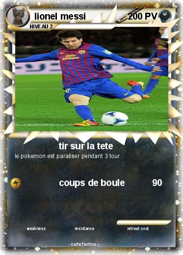 Pokemon lionel messi