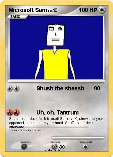 Pokemon Microsoft Sam