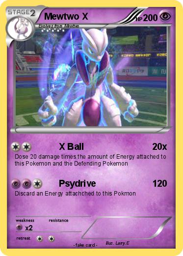 Pokemon Mewtwo X