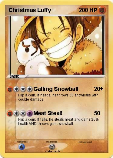 Pokemon Christmas Luffy