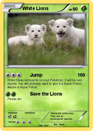 Pokemon White Lions