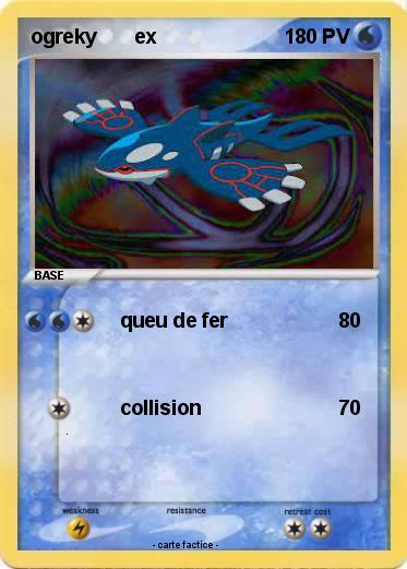 Pokemon ogreky       ex