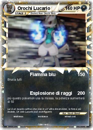 Pokemon Orochi Lucario
