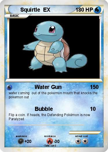Pokemon Squirtle  EX