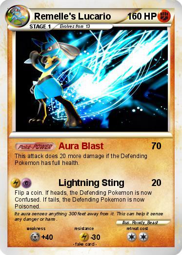 Pokemon Remelle's Lucario