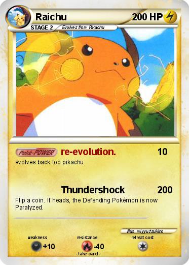Pokemon Raichu