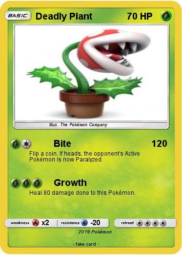 Pokemon Deadly Plant