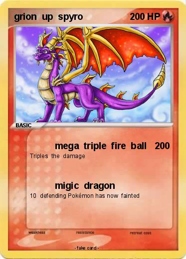 Pokemon grion  up  spyro