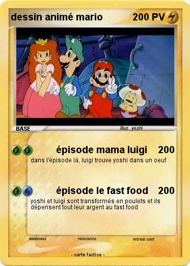 Pokemon dessin animé mario