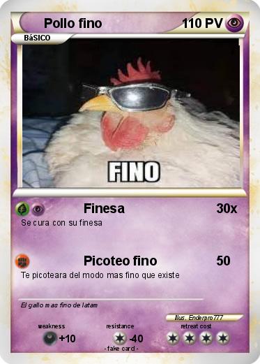 Pokemon Pollo fino