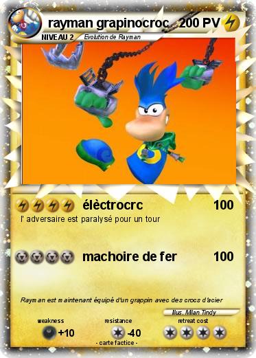 Pokemon rayman grapinocroc