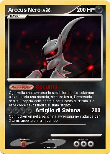 Pokemon Arceus Nero