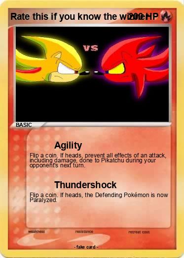 Pokemon Rate this if you know the winner