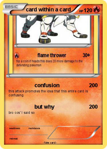 Pokemon card within a card