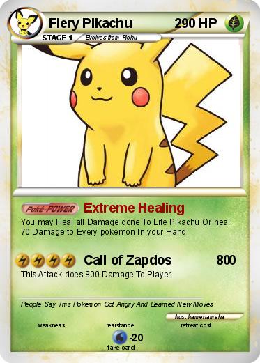 Pokemon Fiery Pikachu            2