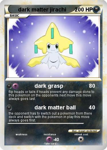 Pokemon dark matter jirachi