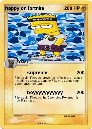 Pokemon happy on fortnite