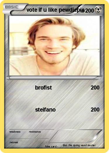 Pokemon vote if u like pewdiepie