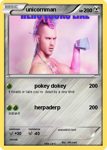 Pokemon unicornman