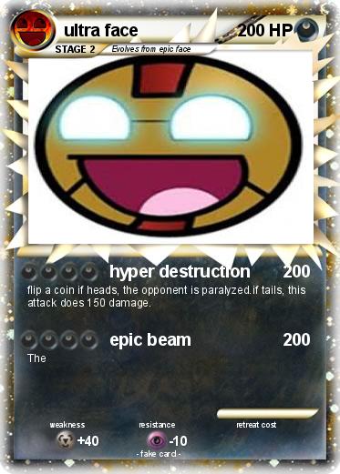 Pokemon ultra face