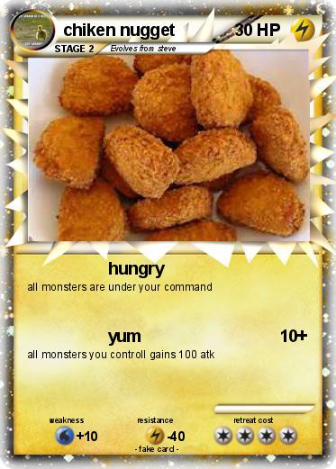 Pokemon chiken nugget