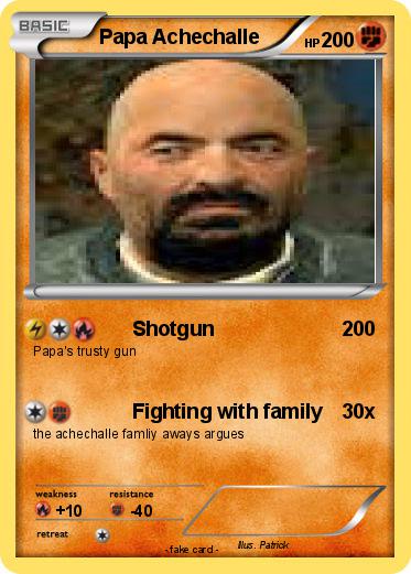 Pokemon Papa Achechalle