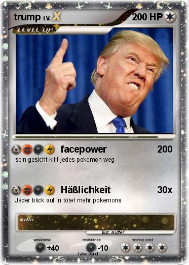 Pokemon trump