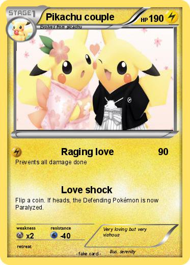 Pokemon Pikachu couple