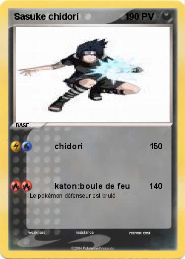 Pokemon Sasuke chidori                  1