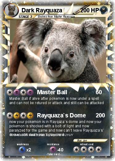 Pokemon Dark Rayquaza