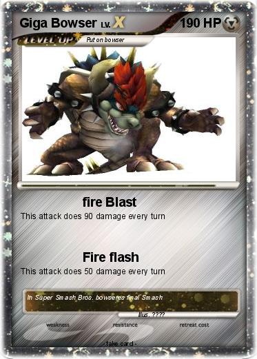 Pokemon Giga Bowser